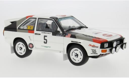 Diecast model cars Audi Sport Quattro rallye Rally Olympus 1986 #5 1/18 Ottomobile