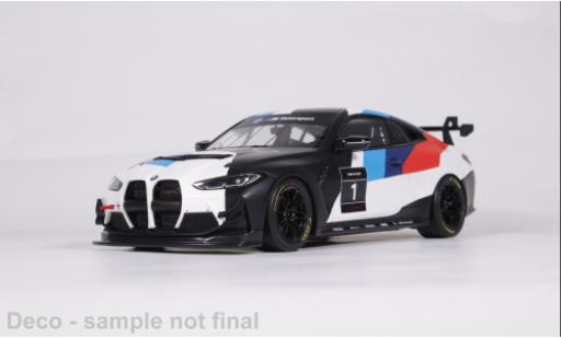 Diecast model cars Bmw M4 coupe GT4 white/Dekor 2022 1/18 Ottomobile