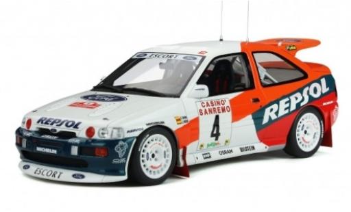 Diecast model cars Ford Escort Cosworth RS Gr.A No.4 Repsol Rally WM Rally San Remo 1996 C.Sainz/L.Moya 1/18 Ottomobile