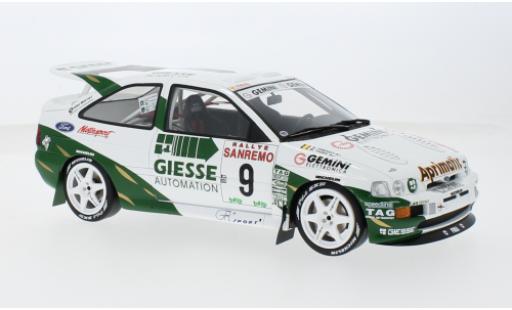Diecast model cars Ford Escort Cosworth RS No.9 Giesse Group Rally WM Rally San Remo 1994 1/18 Ottomobile