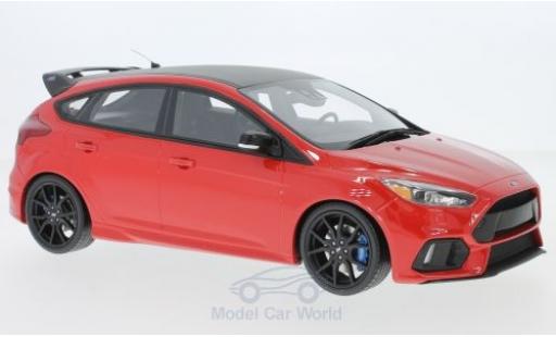 Diecast model cars Ford Focus RS MK III red/black 2018 1/18 Ottomobile