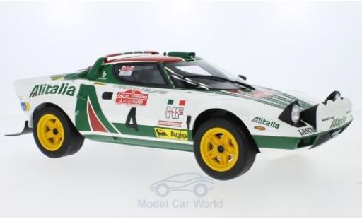 Diecast model cars Lancia Stratos HF No.4 Alitalia Rally WM Rally San Remo 1976 B.Waldegard/B.Thorszelius 1/12 Ottomobile