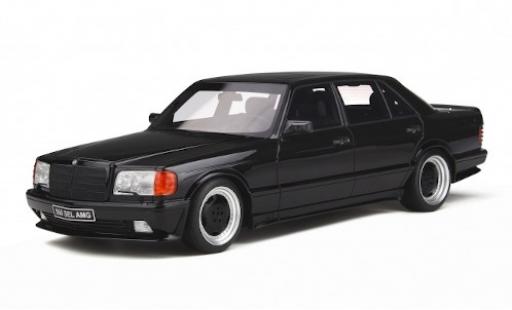 Diecast model cars Mercedes 560 Base 6.0 SEL AMG (W126) metallic black 1/18 Ottomobile