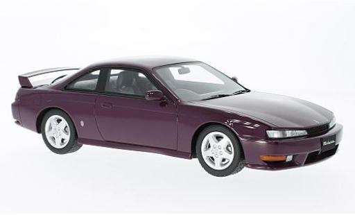 Diecast model cars Nissan Silvia S14 S14A metallic purple 1/18 Ottomobile