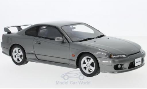 Diecast model cars Nissan Silvia S15 Spec-R AERO () metallic grey RHD 1999 1/18 Ottomobile