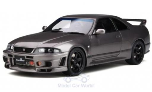 Diecast model cars Nissan Skyline R33 GT-R (BCNR33) metallic grey RHD Grand Touring Car by Omori Factory 1/18 Ottomobile