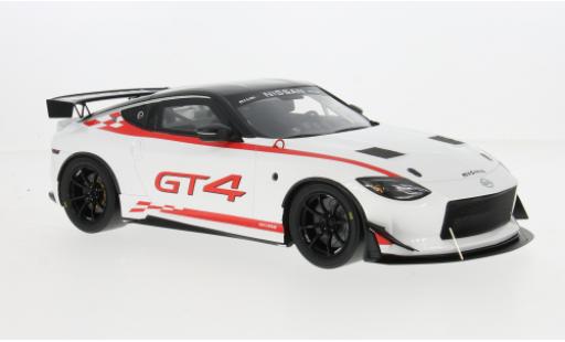 Diecast model cars Nissan Z GT4 Nissan Z white 2022 1/18 Ottomobile