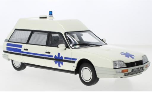 Diecast model cars Citroen CX ambulance Estate Quasar Heuliez white 1987 1/18 Ottomobile