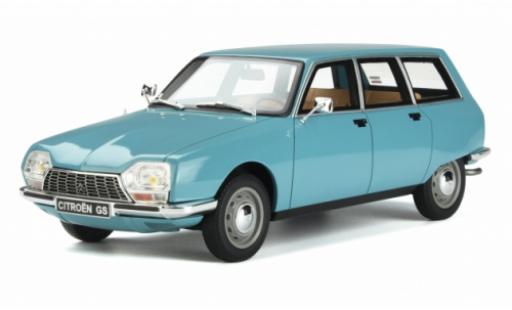 Diecast model cars Citroen GS Break Estate blue 1973 1/18 Ottomobile