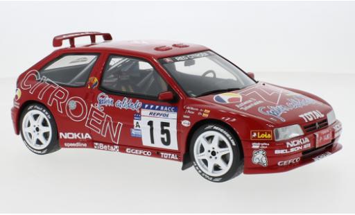 Diecast model cars Citroen ZX Kit Car No.15 Rally WM Rally Catalunya 1997 1/18 Ottomobile