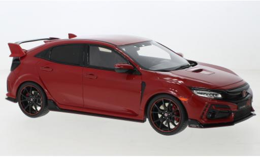Diecast model cars Honda Civic Type R (FK8) GT Euro Spec metallise red 2020 1/18 Ottomobile