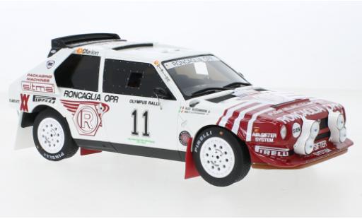 Diecast model cars Lancia Delta S4 No.11 Rally WM Olympus Rally 1986 1/18 Ottomobile