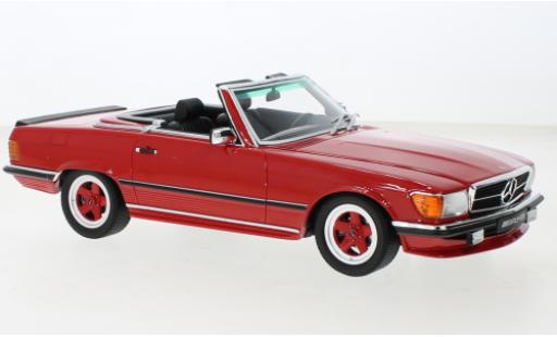 Diecast model cars Mercedes 500 Base SL (R107) AMG red 1986 1/18 Ottomobile