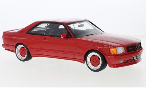 Diecast model cars Mercedes 560 Coupe SEC (C126) AMG Wide Body red 1986 1/18 Ottomobile