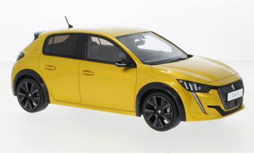 Diecast model cars Peugeot 208 GT metallise yellow 2020 1/18 Ottomobile
