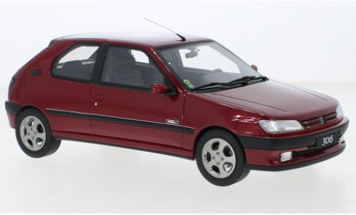 Diecast model cars Peugeot 306 S16 Le Mans red 1994 1/18 Ottomobile
