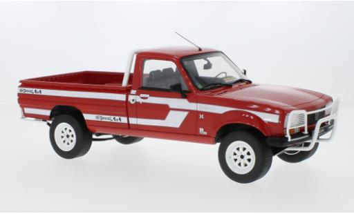 Diecast model cars Peugeot 504 Pick Up Dangel red 1993 1/18 Ottomobile