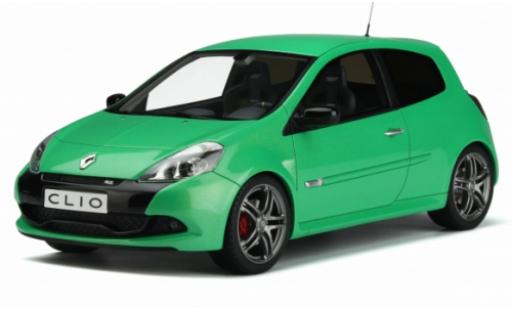 Diecast model cars Renault Clio RS 3 R.S. Ph.2 green 2011 1/18 Ottomobile