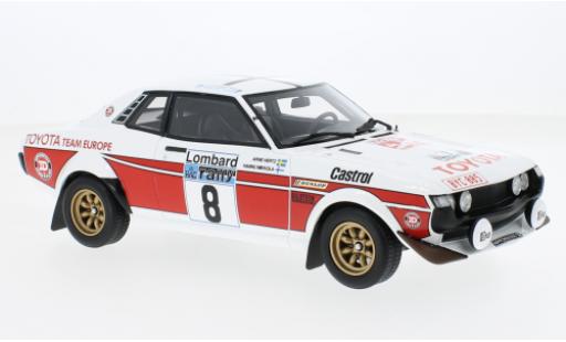 Diecast model cars Toyota Celica Rally (RA21) No.8 WM RAC 1977 1/18 Ottomobile