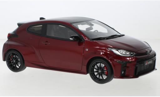 Diecast model cars Toyota Yaris GR metallise red 2021 1/18 Ottomobile