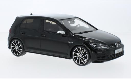 Diecast model cars Volkswagen Golf R VII metallise black 2017 1/18 Ottomobile