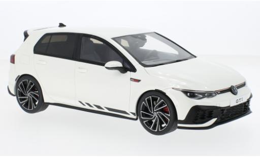 Diecast model cars Volkswagen Golf GTI VIII Clubsport metallise white 2021 1/18 Ottomobile