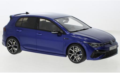 Diecast model cars Volkswagen Golf R VIII metallise blue 2021 1/18 Ottomobile