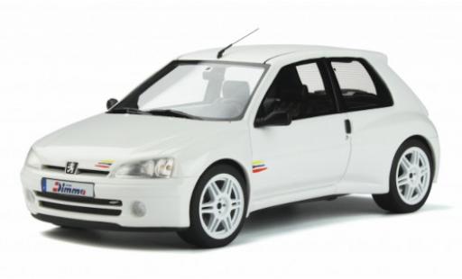 Diecast model cars Peugeot 106 Maxi Dimma white 1997 1/18 Ottomobile