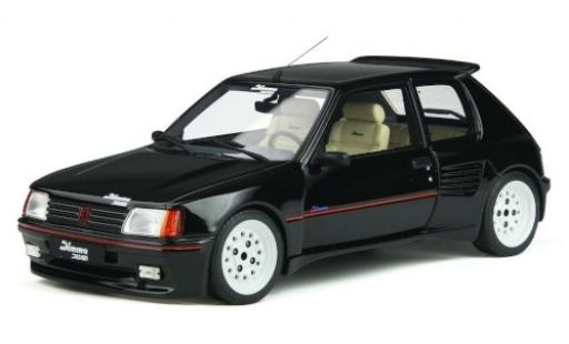 Diecast model cars Peugeot 205 Dimma Design black/Dekor 1989 1/18 Ottomobile