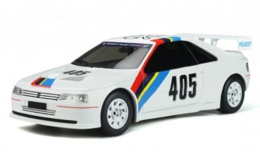 Diecast model cars Peugeot 405 Turbo 16 T16 Gr.5 white/Dekor No. Talbot Sport 1988 1/18 Ottomobile
