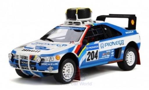 Diecast model cars Peugeot 405 Turbo 16 T16 Grand Raid No.204 Rally Paris Dakar 1989 A.Vatanen/B.Berglund 1/18 Ottomobile