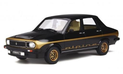 Diecast model cars Renault 12 Alpine black 1978 1/18 Ottomobile