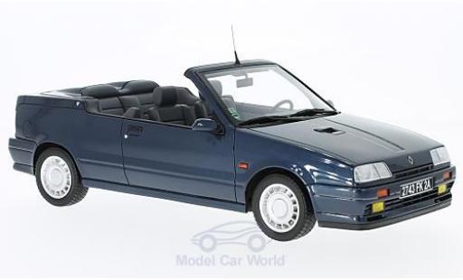 Diecast model cars Renault 19 16S Convertible metallic blue 1/18 Ottomobile