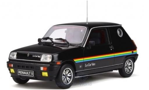Diecast model cars Renault 5 Le Car Van black/Dekor 1980 1/18 Ottomobile