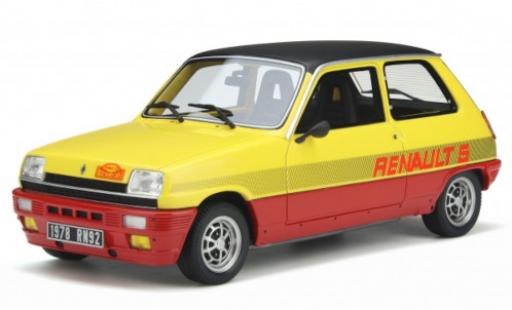 Diecast model cars Renault 5 TS Monte Carlo yellow/red 1978 1/18 Ottomobile