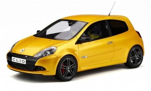 Diecast model cars Renault Clio RS 3 Phase 2 Sport Cup metallic yellow 2010 1/18 Ottomobile