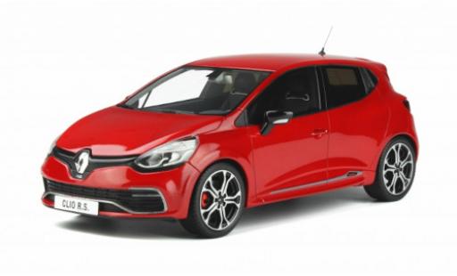 Diecast model cars Renault Clio RS IV R.S. Trophy 220 EDC metallic red 2016 1/18 Ottomobile