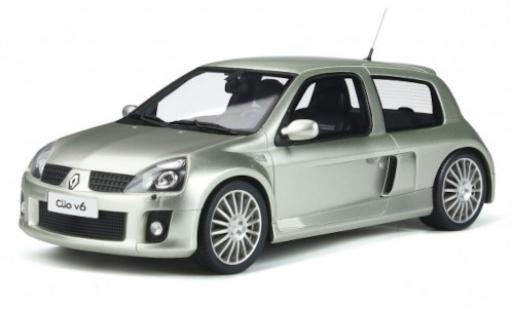 Diecast model cars Renault Clio V6 Phase 2 grey 2003 1/18 Ottomobile