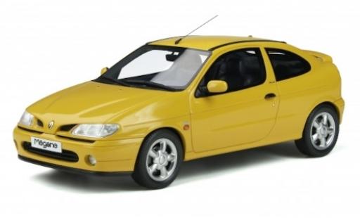 Diecast model cars Renault Megane Coupe Mk1 2.0 16V yellow 1999 1/18 Ottomobile