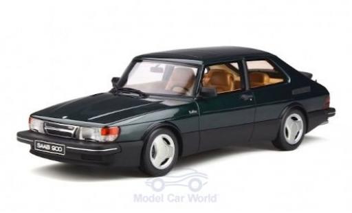 Diecast model cars Saab 900 Aero Turbo 16V Mk1 metallic green 1984 1/18 Ottomobile