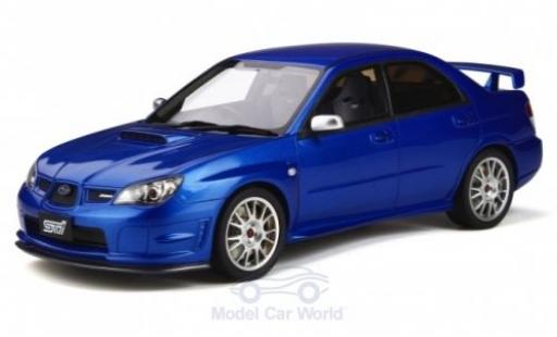 Diecast model cars Subaru Impreza STI (S204) metallic blue RHD 2006 1/18 Ottomobile