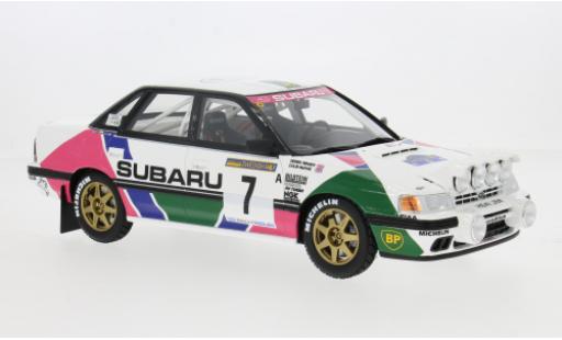 Diecast model cars Subaru Legacy RS 1992 Rally Sweden Rally Team Europe #7 1/18 Ottomobile