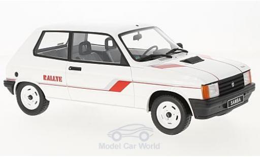Diecast model cars Talbot Samba Rally white/Dekor 1983 1/18 Ottomobile