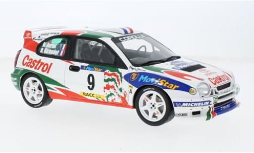 Diecast model cars Toyota Corolla WRC No.9 Team Europe Rally WM Rally Catalunya 1998 1/18 Ottomobile