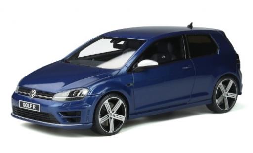 Diecast model cars Volkswagen Golf R VII metallic blue 2014 1/18 Ottomobile