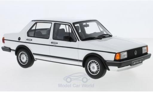 Diecast model cars Volkswagen Jetta I MK1 GLI white 1983 1/18 Ottomobile