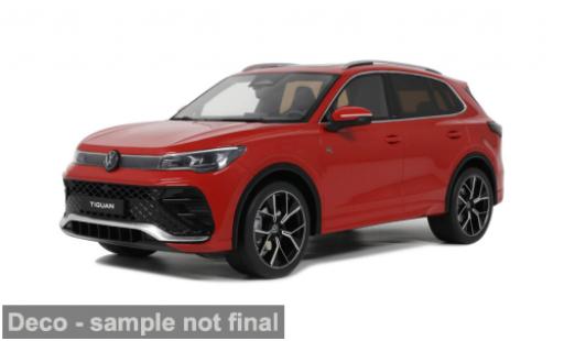 Diecast model cars Volkswagen Tiguan R-Line E TSI red 2024 1/18 Ottomobile
