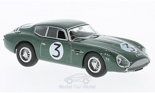 Diecast model cars Aston Martin DB4 gt zagato VEV RHD No.3 Goodwood 1961 J.Clark 1/43 Oxford