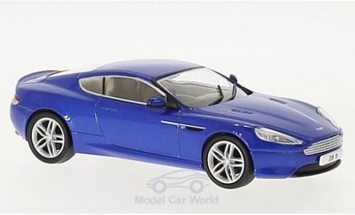 Diecast model cars Aston Martin DB9 coupe metallic blue RHD 1/43 Oxford