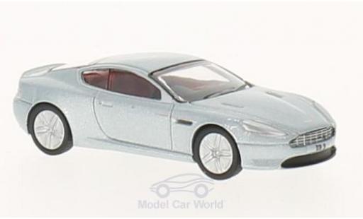 Diecast model cars Aston Martin DB9 coupe grey RHD 1/76 Oxford